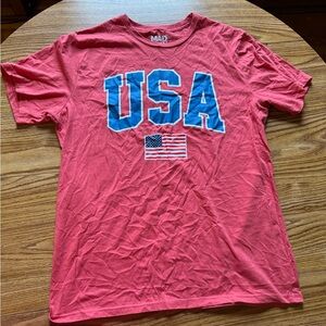 MAD Engine Red USA Flag Tee
